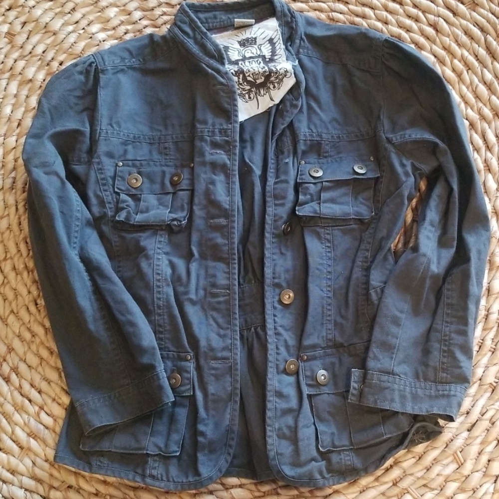 Gray Cotton Jacket - image 1